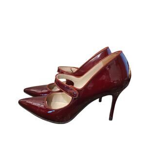 Manolo Blahnik Burgundy Heels